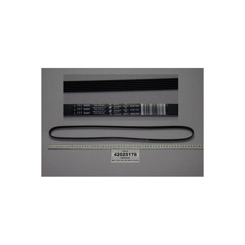 CORREA MOTOR LAVADORA VESTEL 6PJE1234